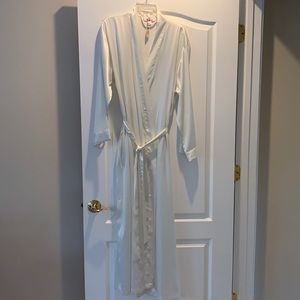 Victoria’s Secret white silk robe